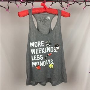 More Weekends Less Monday’s Workout Tank!